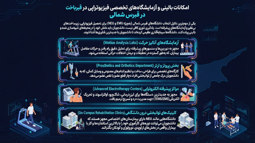 امکانات بالینی فیزیوتراپی در قبرس