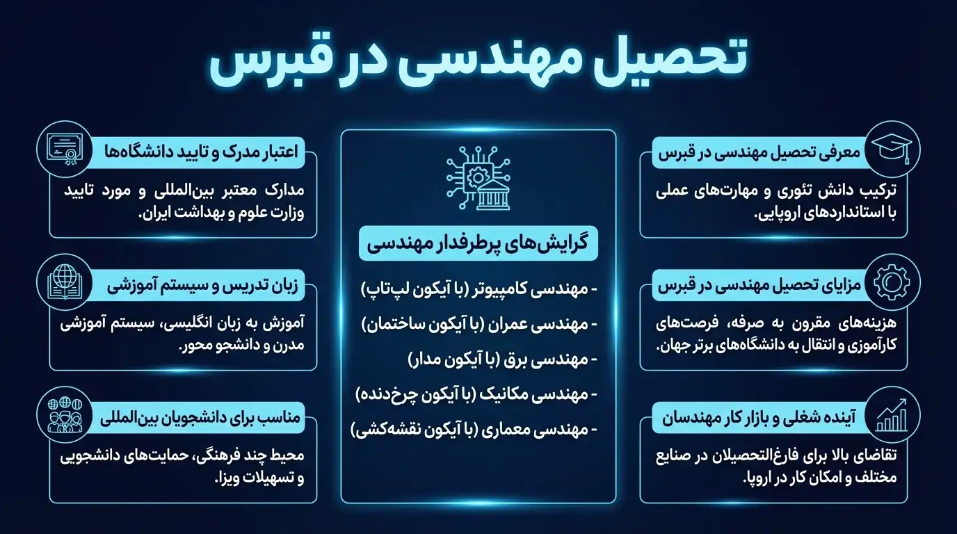 تحصیل مهندسی در قبرس