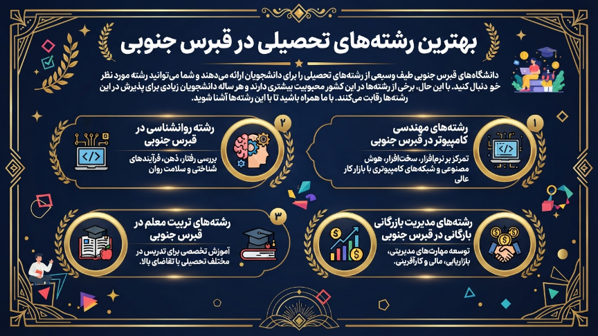 بهترین رشته تحصیل در قبرس جنوبی