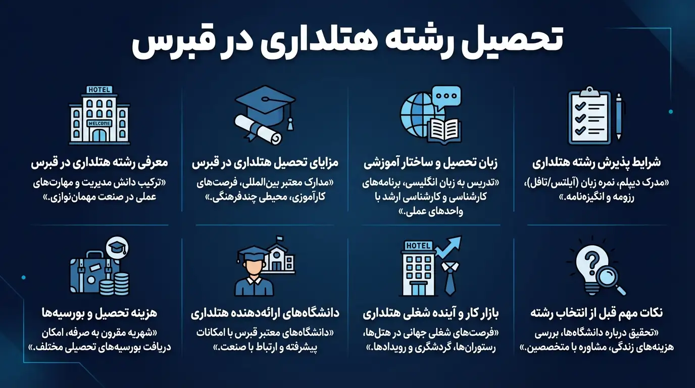 رشته هتلداری در قبرس