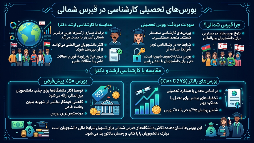 بورسیه‌های کارشناسی قبرس شمالی 