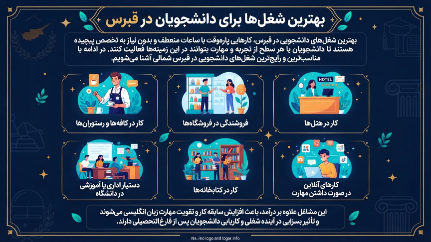 بهترین شغلها برای دانشجویان قبرس شمالی