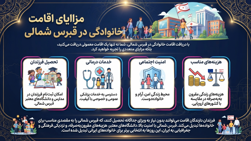 مزایای اقامت خانوادگی قبرس شمالی