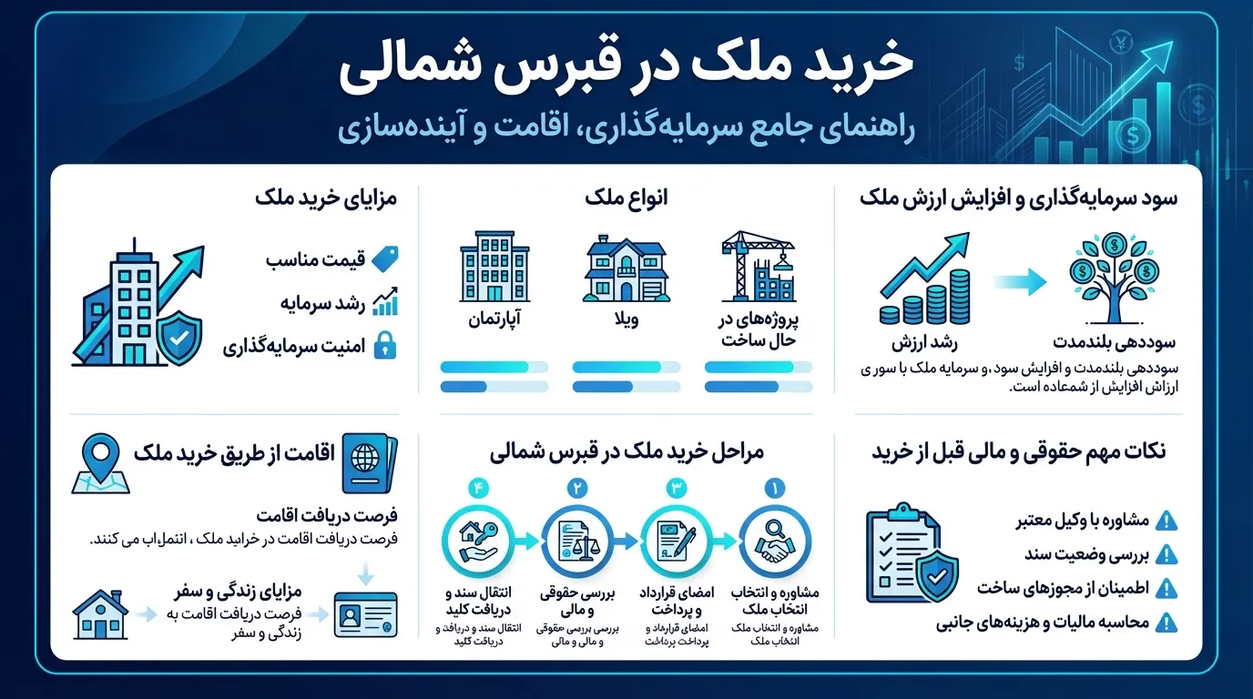 خرید زمین و خانه در قبرس شمالی