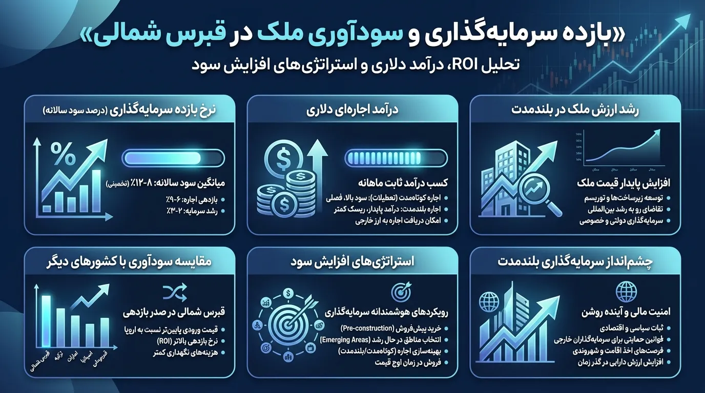 هزینه خرید و سرمایه گذاری ملک در قبرس شمالی