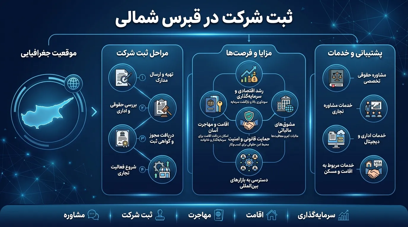 صفر تا صد ثبت شرکت در قبرس