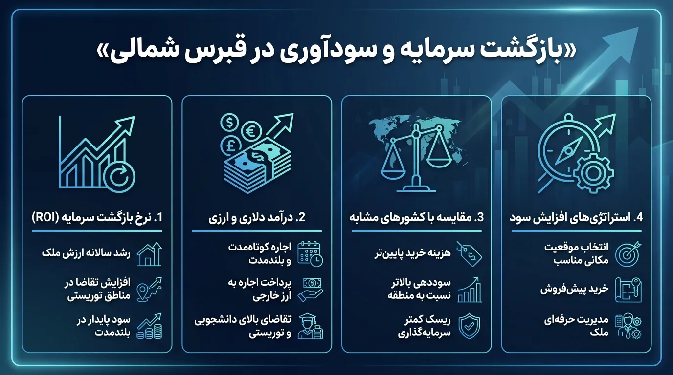 انواع سرمایه گذاری در قبرس شمالی و سود آنها