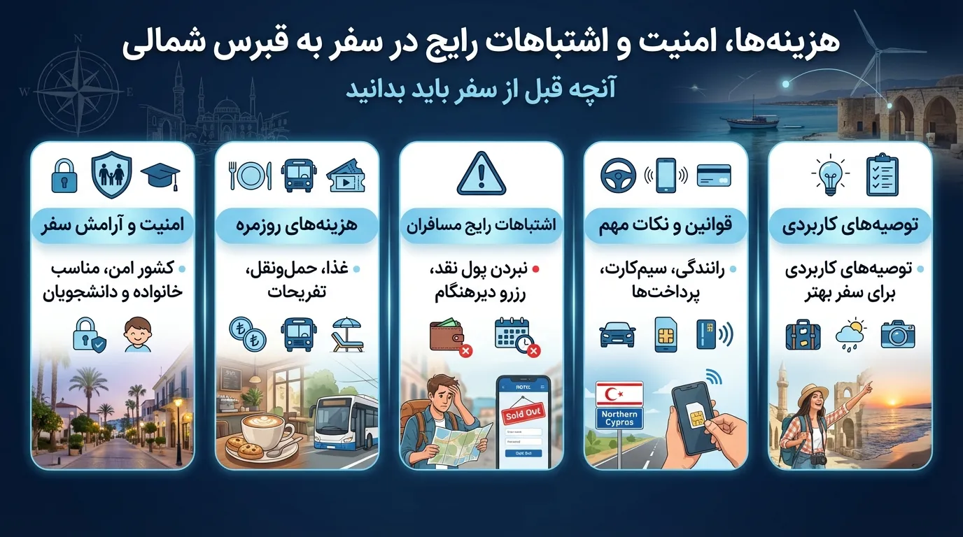 هزینه سفر به قبرس شمالی