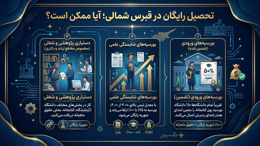 تحصیل رایگان رد قبرس شمالی