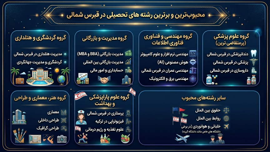 رشته‌های قبرس شمالی 